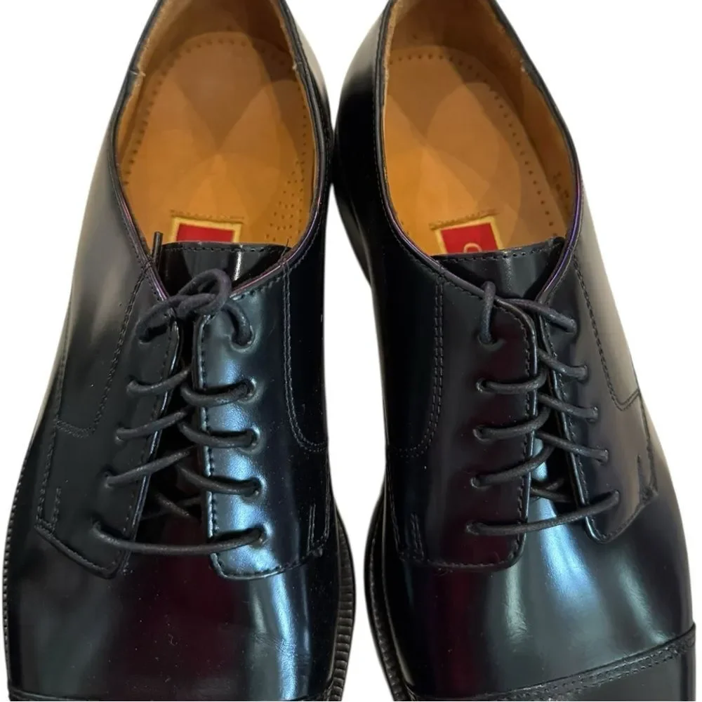 New Cole Haan Caldwell Men's Oxford Black Leather Dress Shoes 7 7D